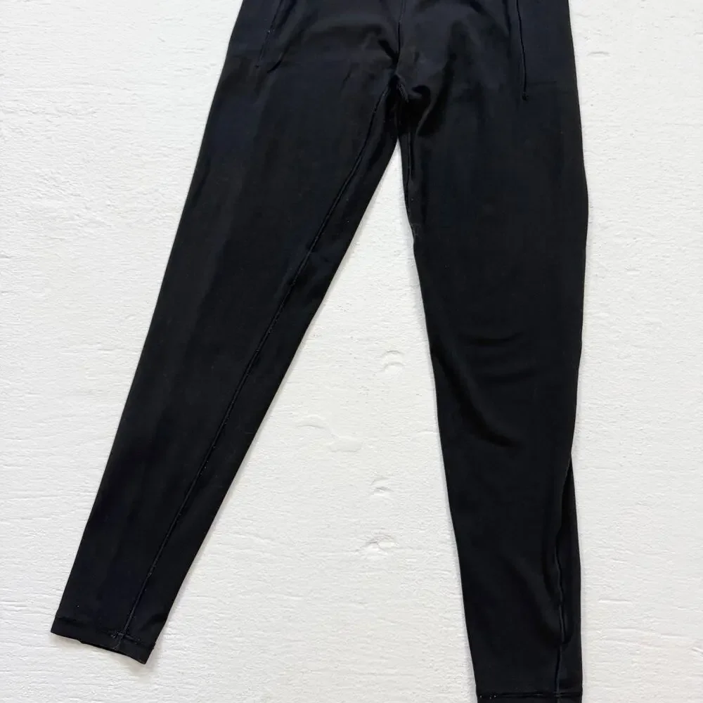 Offline By Aerie Real Me Extra 7/8 Crossover Leggings Black, Size Small - Picture 3 of 5